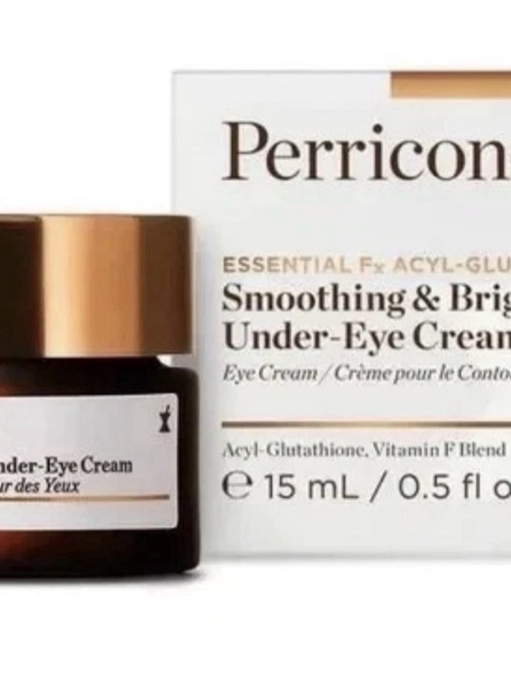 Perricone MD Essential Fx Acyl Glutathione Brightening Under Eye Cream NIB